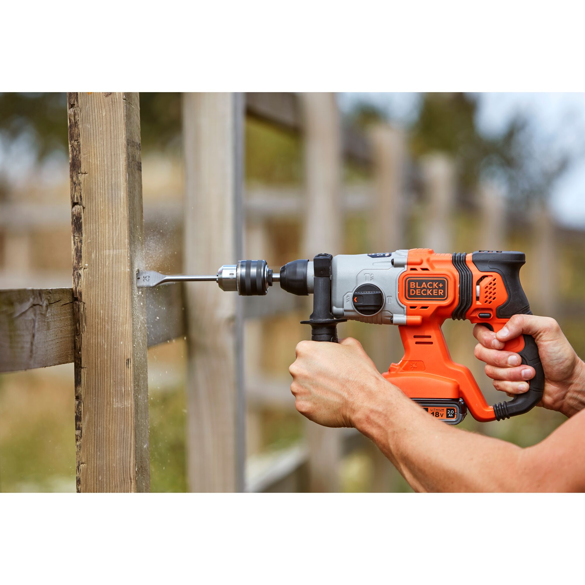 18V Cordless SDS-Plus Hammer Drill with 
